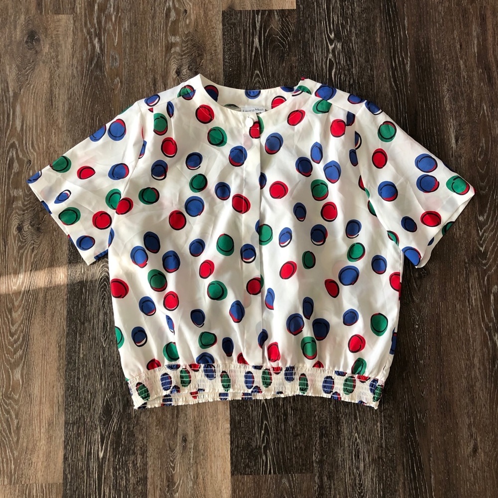 VINTAGE 90S PRIMARY COLOR TOP